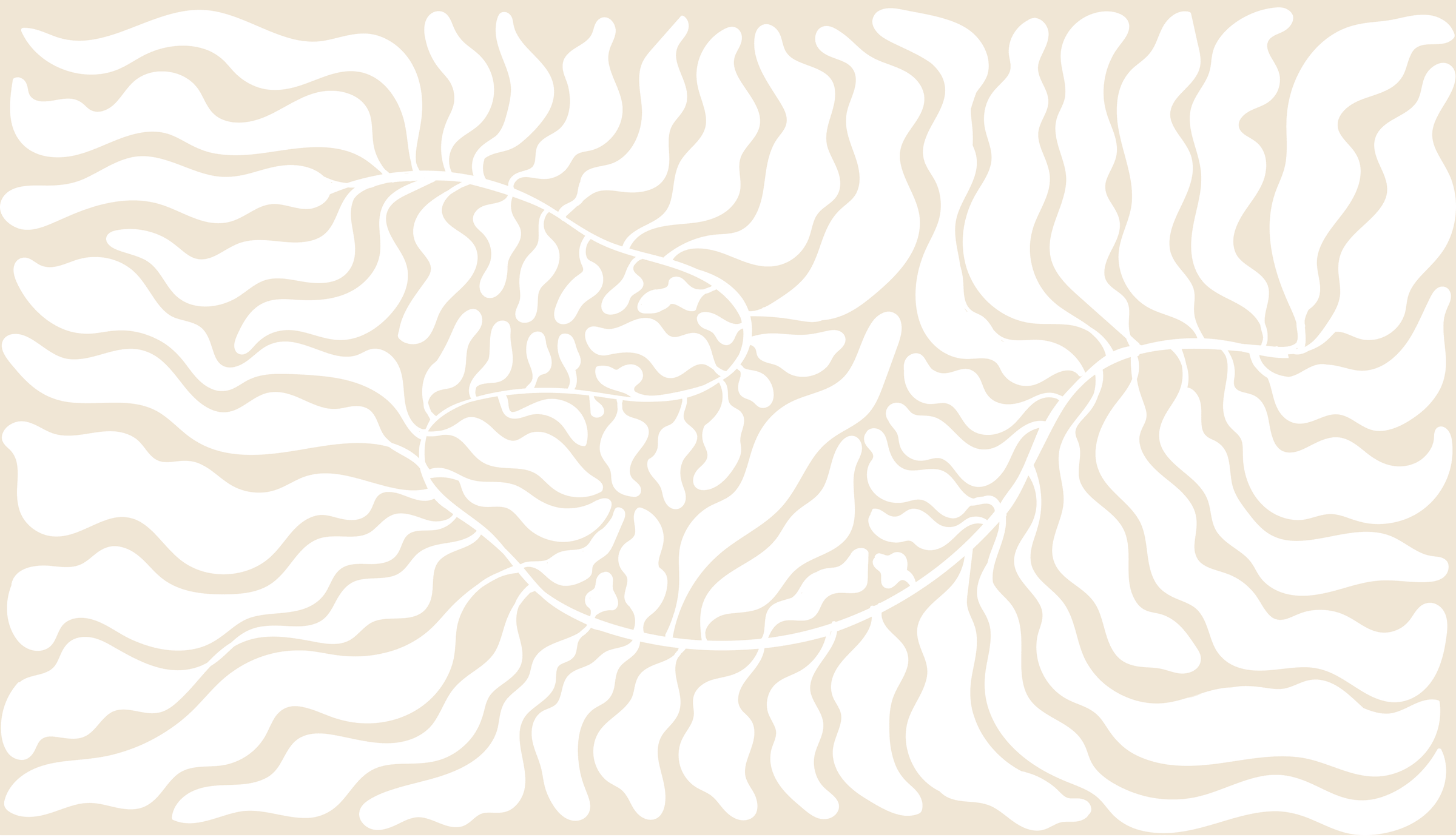 Beige and white abstract pattern on a beige background