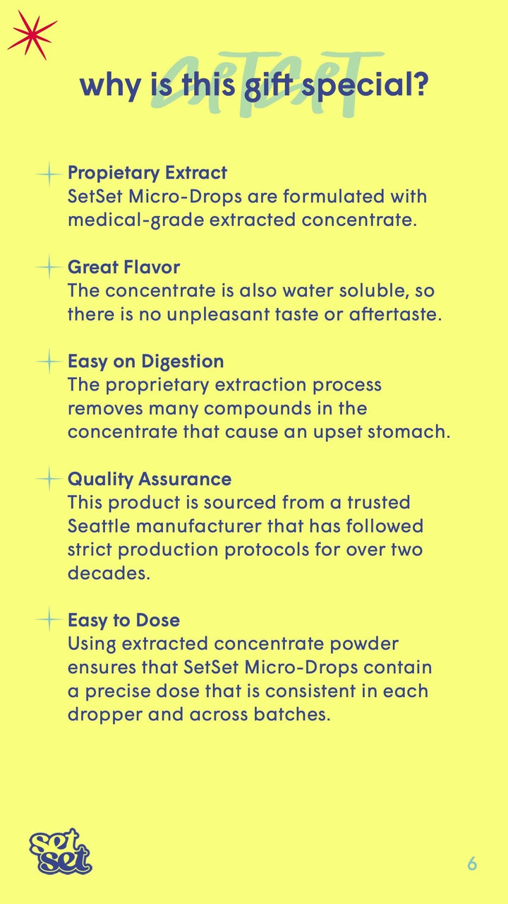 Microdose Psilocybin Bitters - Alcohol Alternative - SetSet - Seattle