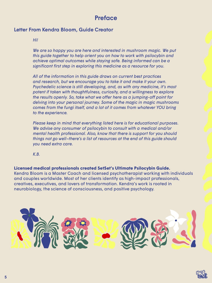Psilocybin Guide – Safe Use, Dosing & Integration - SetSet