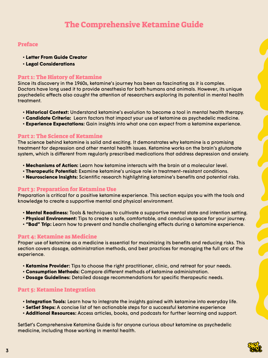 The Comprehensive Ketamine Guide - SetSet